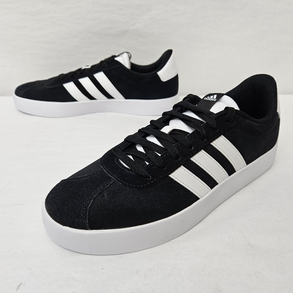 Adidas VL Court 3.0 Skateboarding Shoes ID6278 Black White Men\'s Size 10 main image 6